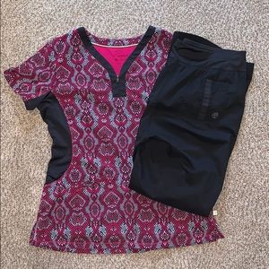 Premiere Healing Hands Purple Label Scrub Set